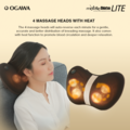 [Apply Code: 7TM12] OGAWA Mobile Shiatsu Lite Shiatsu Kneading Massage Pillow (Ashwood)*